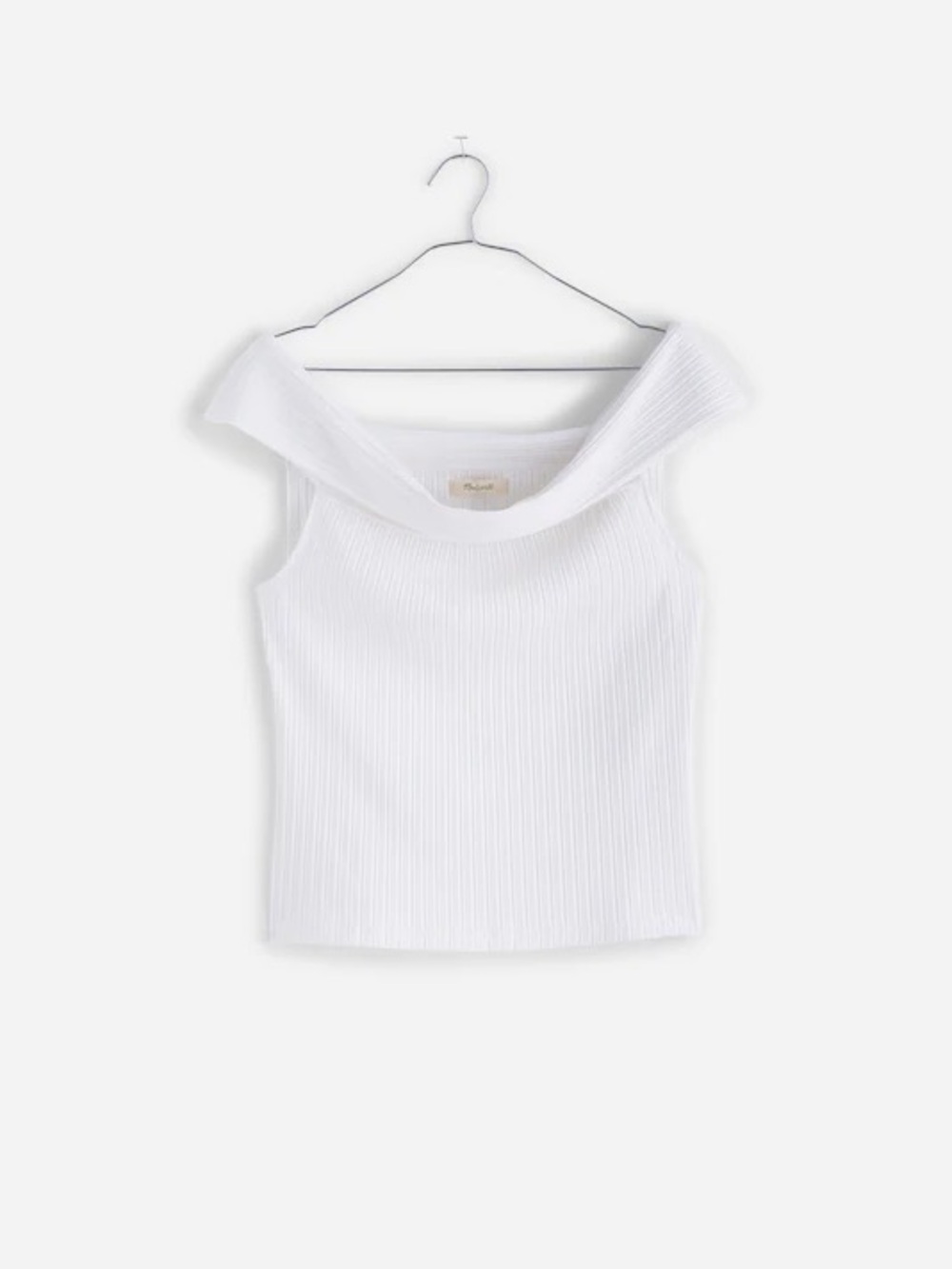 Madewell Ribbed Off-the-Shoulder Top